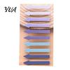 Non Blocking Text Labels Arrow Index Tab Stickers, Translucent PET Page Markers, Tabs Colorful Sticky Flags for Organizing Book And File Color