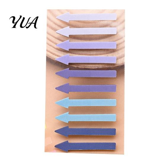Non Blocking Text Labels Arrow Index Tab Stickers, Translucent PET Page Markers, Tabs Colorful Sticky Flags for Organizing Book And File Color