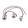 250K 1V1T Jack Комплект wiring harness для бас-гитары Предварительно собранный набор Wiring harness для гитары Запчасти для бас-гитары