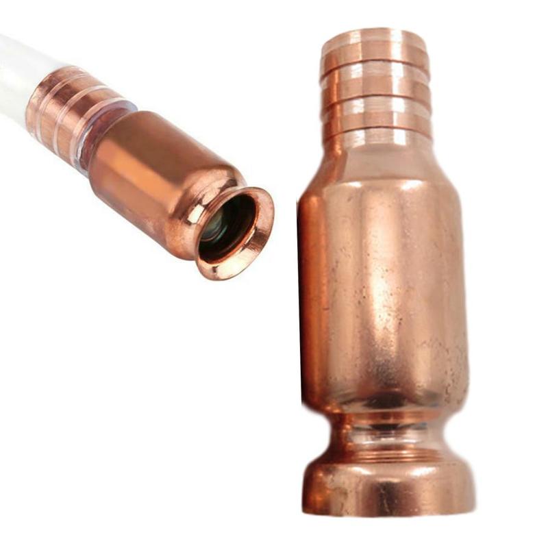 1 PCs Liquid transfer pump, self-priming siphon, siphon connector, gasoline, diesel, copper siphon valve
