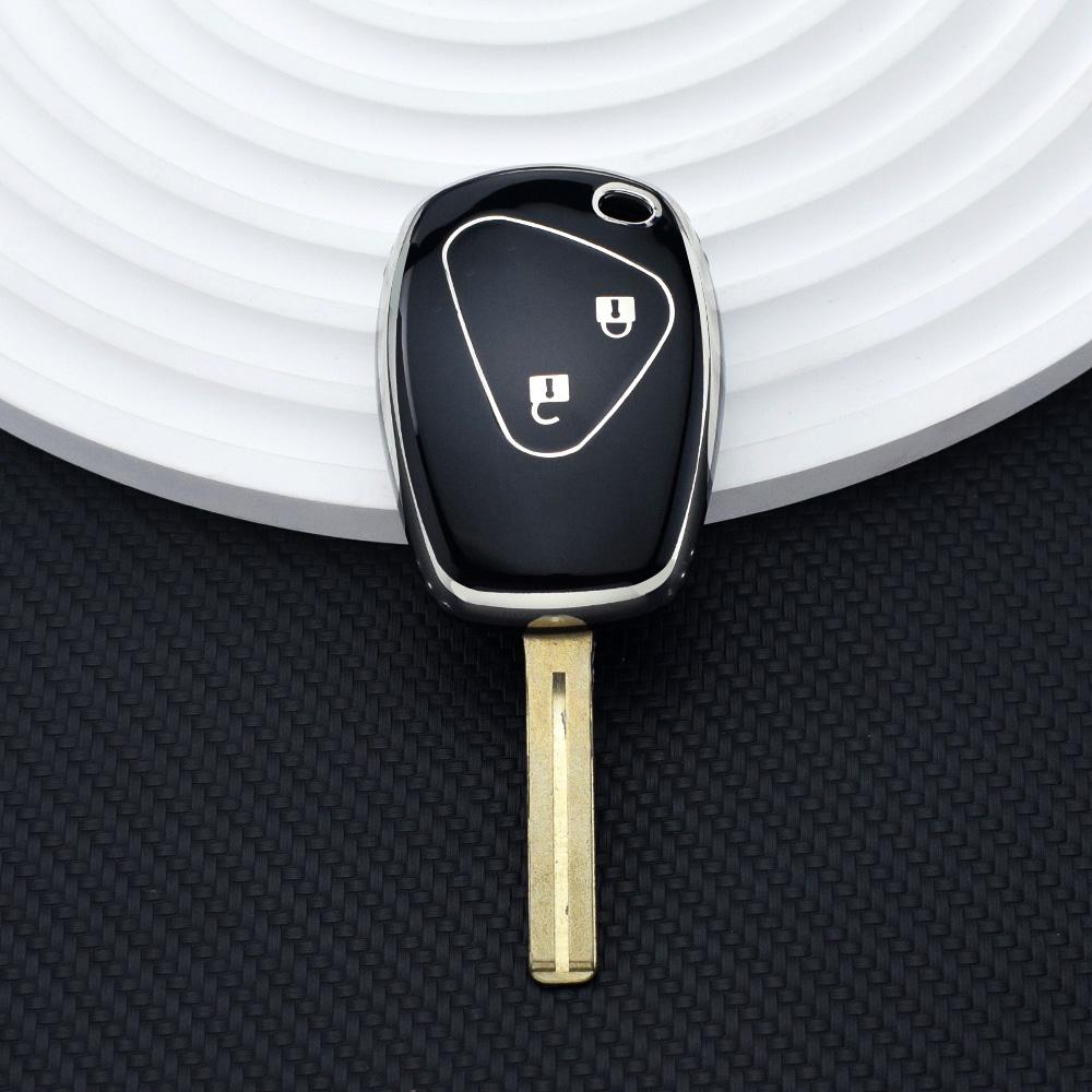 Для Renault Trafic Clio Kangoo Master Modus Twingo Dacia Sandero Duster 2 кнопки TPU автомобильный пульт дистанционного управления брелок чехол