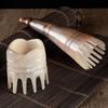 Gua Sha Wide Tooth Scalp Massager Brush Shampoo Comb Buffalo Horn Meridian Comb  SPA