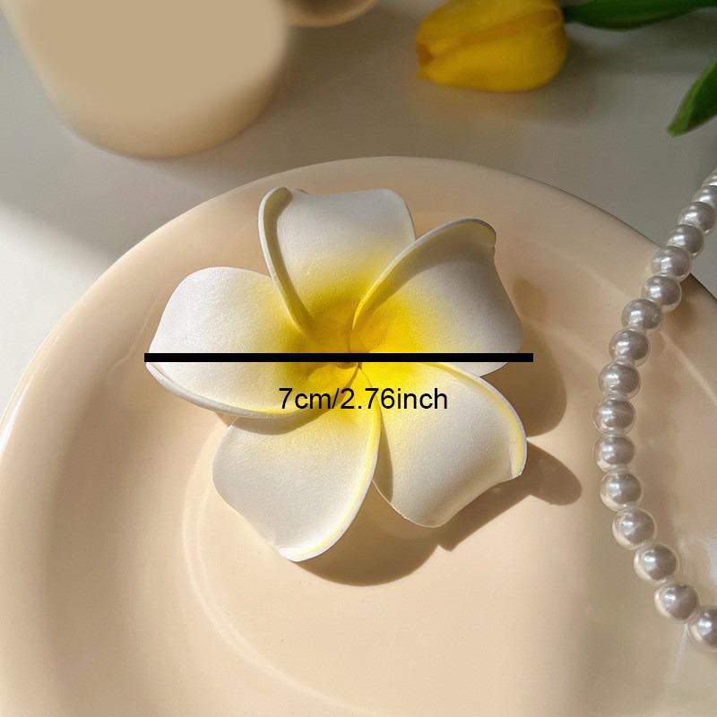 1PC/2PCS/3PCS Hawaiian Plumeria Flower Hair Clips Women Artificial Hairpins Wedding Boho Beach Hair Accessories Gift