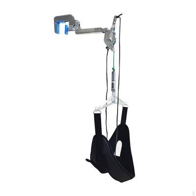 Устройство для вытяжения шейного отдела позвоночника. Физические упражнения над гамаком с носилками для шеи и шеи.