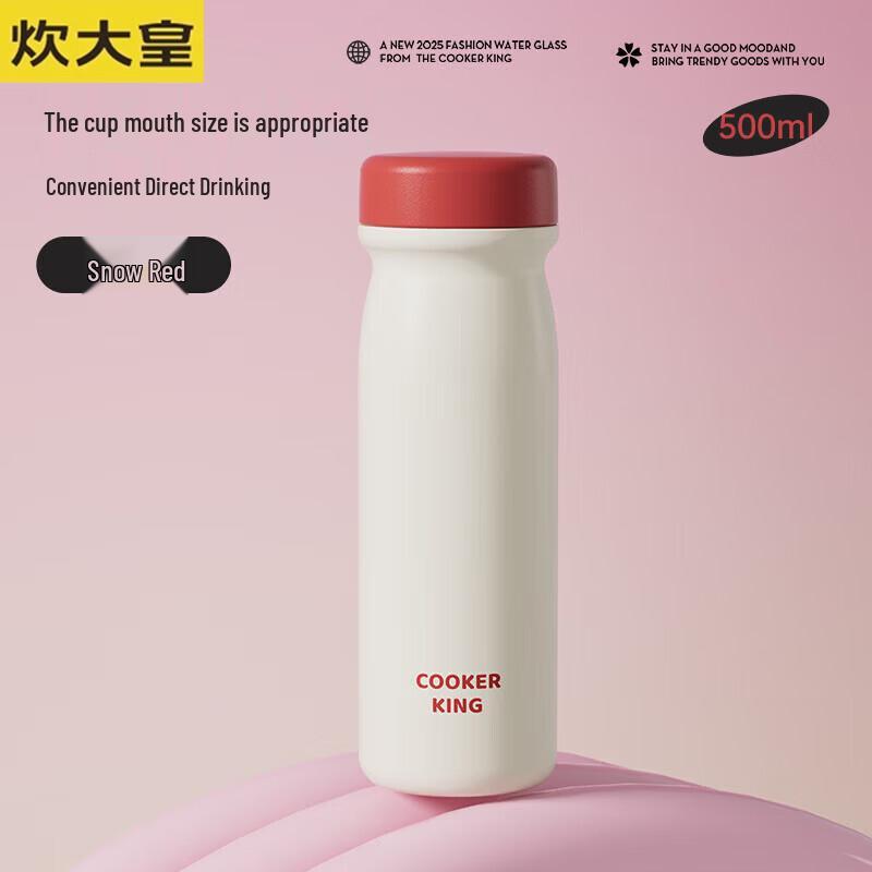 COOKER KING 316L Stainless Steel Lightweight Portable Vacuum Flask 500ml
