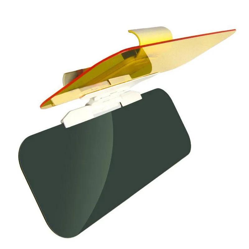 Складной автомобильный солнцезащитный козырек HD Антибликовые солнцезащитные очки Дневное и ночное видение Зеркало для вождения Защита от УФ лучей Откидные внутренние аксессуары