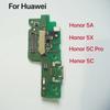 Microphone Module+USB Charging Port Board Flex Cable Connector Parts For Huawei Honor Play 5A 5C Pro 5X Replacement