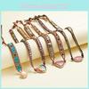 Three Layer Winding Leather Beaded Bracelet With Agate Stones For Women Gift
