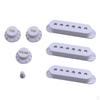Durable Pickup Cover Knob Switch Tip White for Electric Guitar Replacements