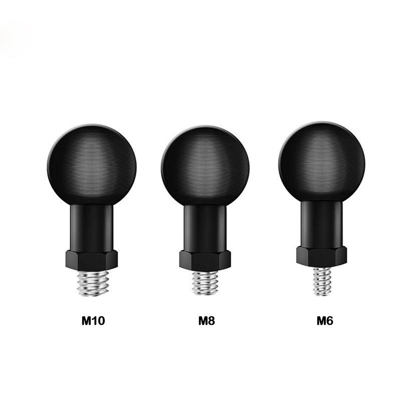 1 Inch/ 25mm Ballhead Adapter To M10 M8 M10 Screw Mount for Gopro 10 Insta360 GO 3S Action Camera Phone Stand GPS Holder Bracket