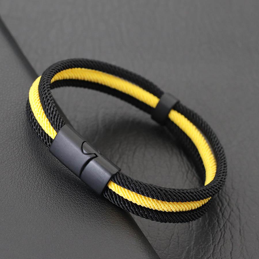Handmade National Flag Color Rope Bracelet Men Women Color&Size Can Be Customized Grade A Thread Charm Braslet Cool Riding Joias