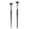 2Pcs Mascara Fan Brush Natural Lifted Effects Enhance Lower Lashes Eyelash Brushes Women Accessories