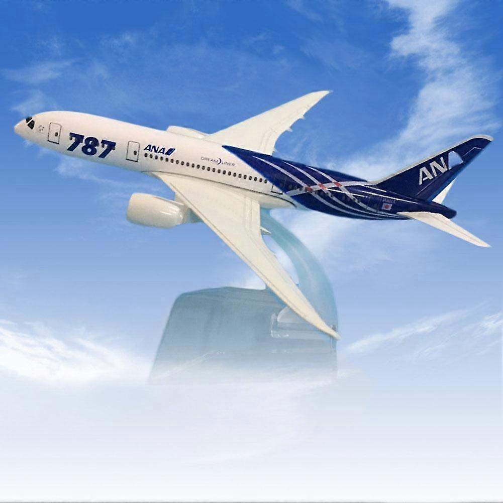 1/400 Japan Air ANA Airlines Boeing B787-8 Aircraft Diecast Airplane Plane Model Toy Collectible Toys for Boys Gift