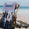 Микрофибровое пляжное полотенце M-Morat Band Впитывающее Быстросохнущее Мягкое Для йоги Плавания Курорта Альпинизма