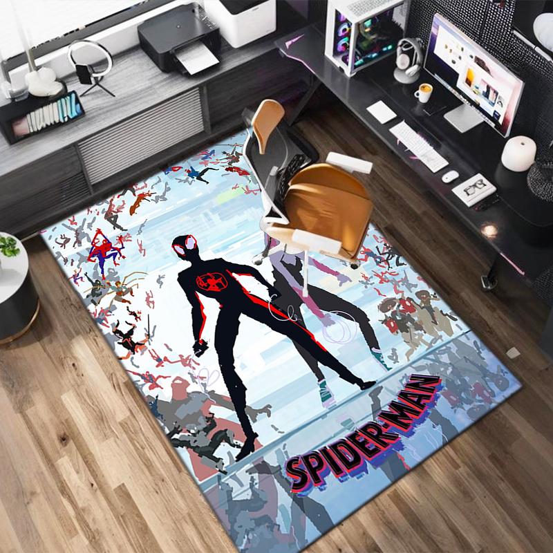 1PC Spider-Man Rug - home decoration Carpet For Living Room Bedroom Flooring Computer Chair Area Rug