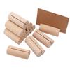 10pcs Rustic Wedding Wooden Place Card Holders Photo Postcard Clip Stand Engagement Birthday Party Table Number Name Sign