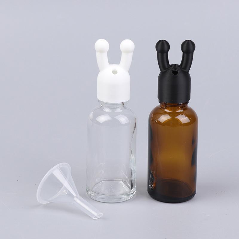 10/30Ml Aroma Essential Oil Inhaler Cap Mini Essential Oil Perfume Inhaler Dispenser Leakproof Bottle Essential Oil Inhaler