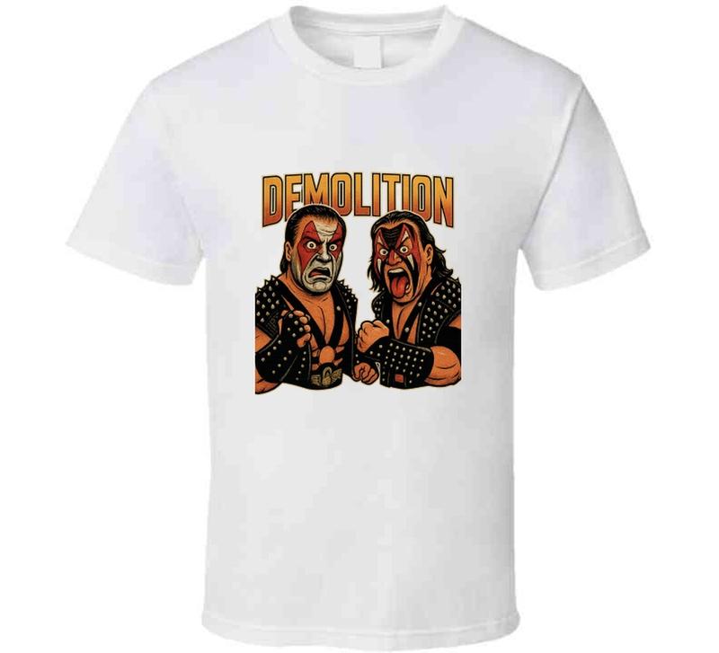 The Demolition Tag Team Retro Wrestling Caricature Unisex T-Shirt