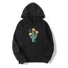 Mexican Japanese Cactus Pattern Printed Women's Sportswear Fashionable and Warm 2D Hooded Casual Hoodie Women's Wear