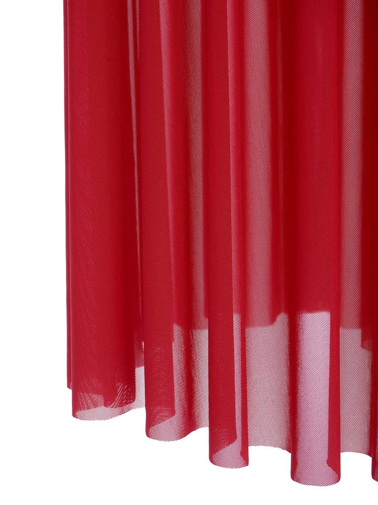 Women's Sleeveless Mesh Side Split Lyrical Dance Costume Modern Dancewear Maxi Long Dress