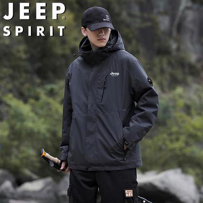 Мужская повседневная куртка-толстовка JEEP SPIRIT для активного отдыха