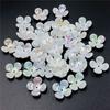 Браслет Dazzle Color 20 шт. Креативные серьги Изготовление цветочных бусин Акрил ручной работы Белый AB DIY Ювелирный материал Аксессуары Аксессуары в виде листьев