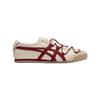 ONITSUKA TIGER Mexico 66 Виниловые Минималистичные Универсальные Для Ежедневных Поездок На Шнурках Стиль Жизни Повседневная Обувь Унисекс кроссовки Бежевый Красный 1183C577-201
