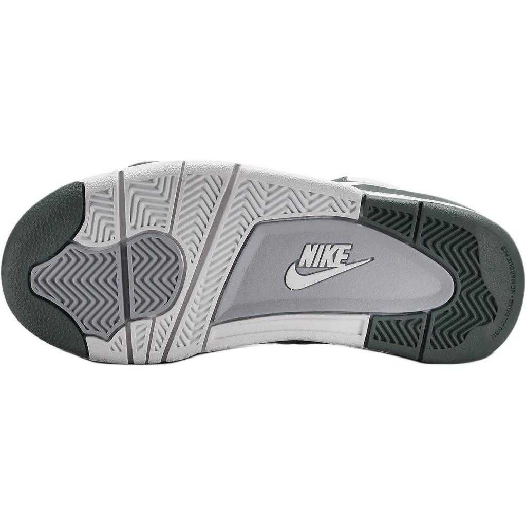 Nike Air Flight 89 Abrasion Resistant High Top Children's Basketball Shoes White Green Sneakers HF0406-104