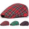 Vintage Checkered Beret Cap Street Fashion Trendy Hats for Men and Women Casual Hat Newsboy Caps
