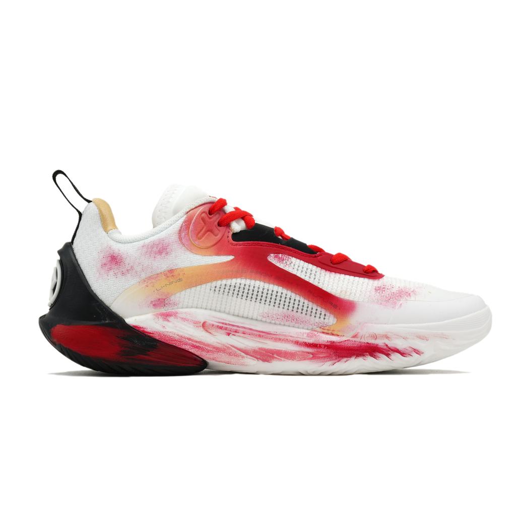 Li Ning Speed 10 Низкие Полноразмерная Карбоновая Пластина Баскетбольные Кроссовки Мужские Белый Красный Черный ABAT085-5(Команда726-)