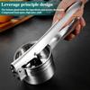 Stainless Steel Vegetable Water Squeezer Fruit Squeezing Tool Large Capacity Potato Ricer Press Multipurpose Juicer for Cucumbers Kitchen Gadget