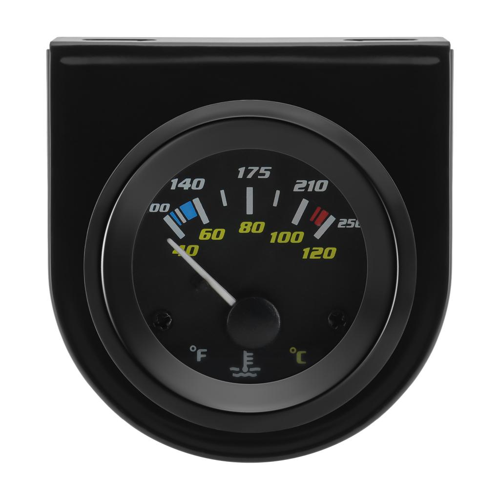 40-120℃/100-250℉ двойной измеритель температуры мотоцикла 52 мм автоматический датчик температуры с адаптером датчика 1/8NPT для бензинового автомобиля