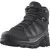 Salomon QUEST ROVE Hiking Trekking Shoes for Cm GORE-TEX Men, Black/Phantom/Magnet, 25.0