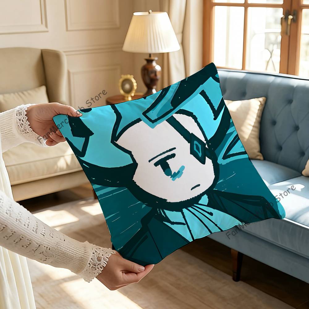 Hot Game Cartoon PPhightingS Pillowcase Pillowslip Cushion Plush Boys Girls Cartoon Anime Kawaii Decoration Kids Birthday Gifts