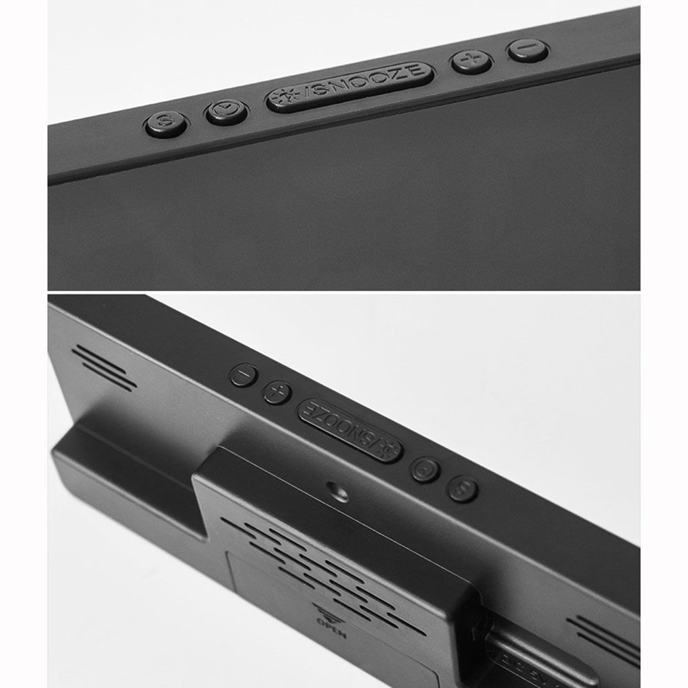 Temperature Calendar Number Clock Backlight Electronic Clock Large Number Alarm Clock LED Digital