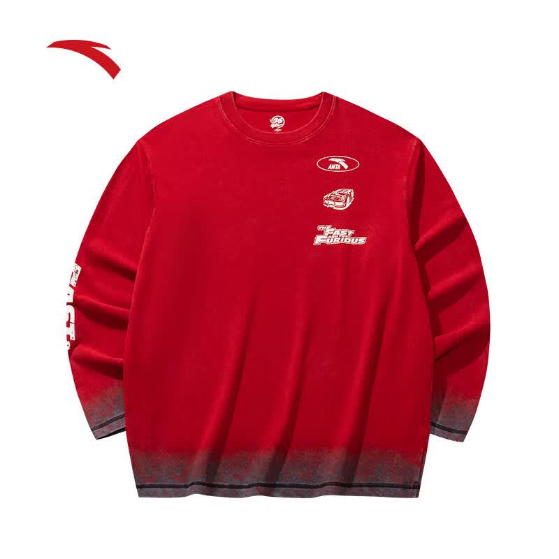 Anta x Fast & Furious Racing Style Unisex Long-sleeve T-shirt