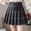 Y2K Harajuku клетчатая женская юбка сексуальные клетчатые плиссированные юбки модные мини-теннисные шорты с боковой пуговицей Faldas женская с высокой талией
