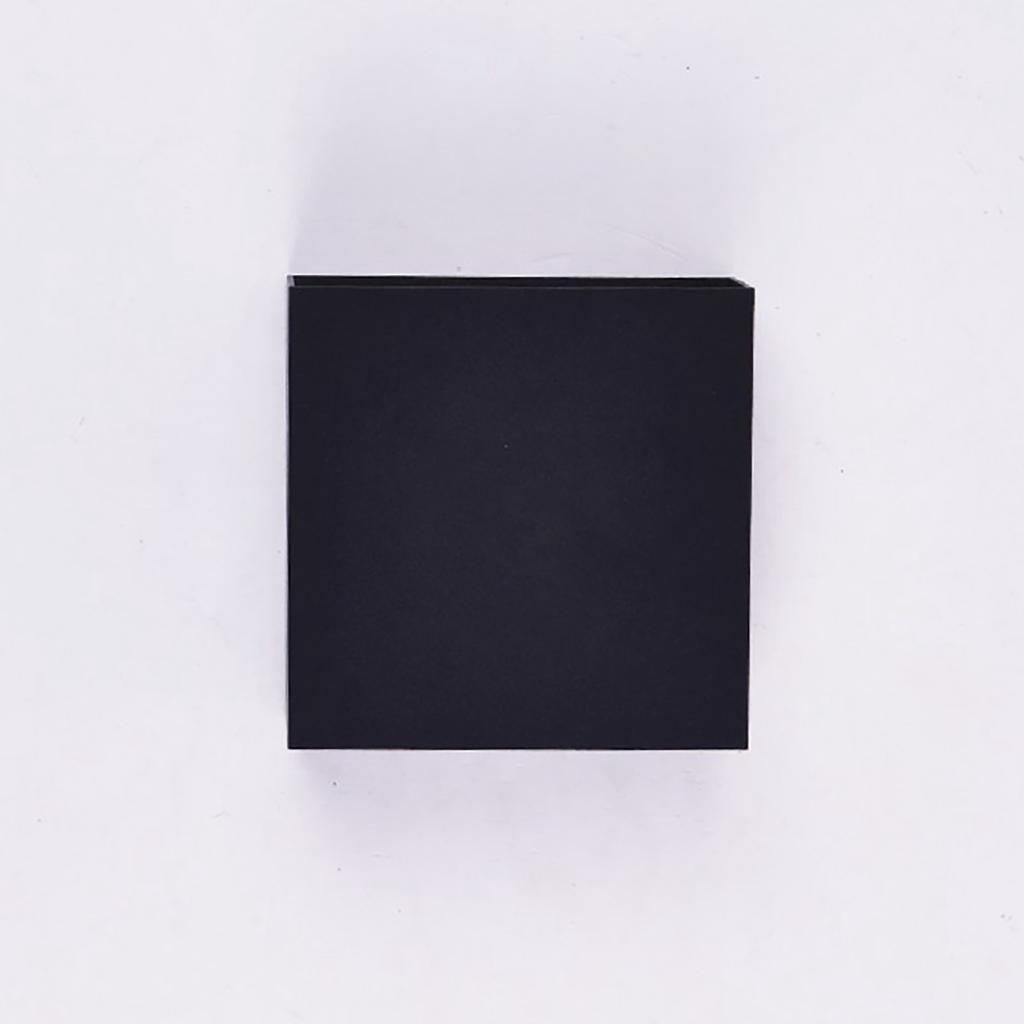 Современный светодиодный настенный светильник из алюминия для внутреннего использования, светодиодный настенный светильник для спальни, прихожей, черный, 10 Вт, теплый