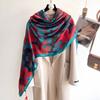 Hangzhou Silk Silk Scarf Autumn and Winter Shawl Two-purpose Thin Style Versatile Fashion New High-end High-end Exterior Matching