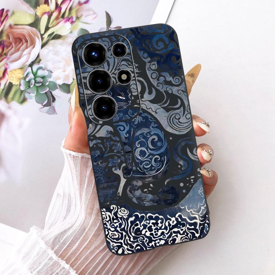 For Itel S26 Ultra Super 26 Ultra 26Ultra Phone Case Soft Black Silicone Cover Butterfly Dragon Cat Floral Painting Bumper Funda