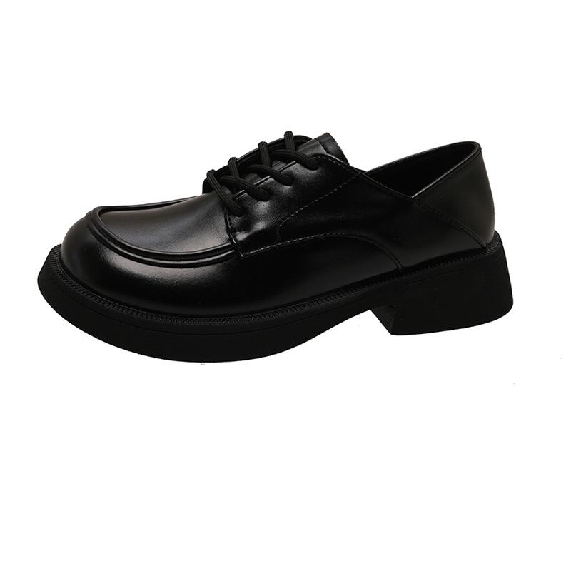 Thick-soled Skirt Small Leather Shoes Women's Autumn 2025 New British College Style Loafers Retro Casual Versatile Single Shoes