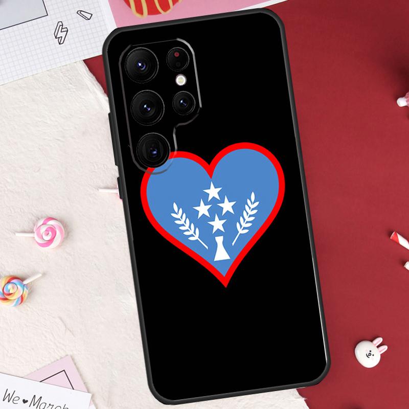 Kosrae Flag Case For Samsung Galaxy S26 Ultra S20 S21 S22 S23 S24 S25 Ultra S10 Plus S25 FE Cover Shell
