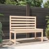 VidaXL Garden Bench 109 Cm Solid Pine Wood 824032