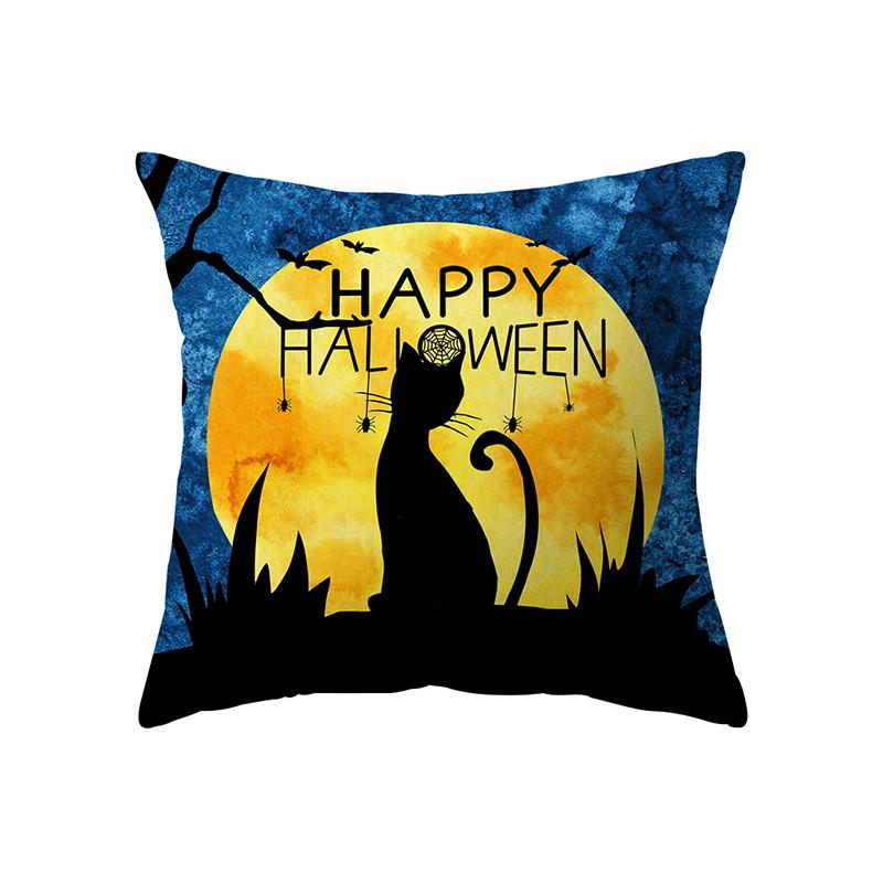 Pumpkin Collection Halloween Theme Pillow Cover Sofa Cushion  Holiday Gift Party Decoration Home Decor