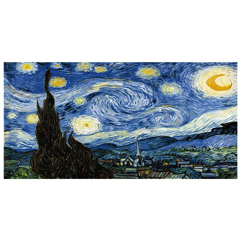 Van Gogh Oil Painting "star Night", Canvas, Posters and Prints, Famous Art Photos of Impressionists for the Modern Decor of the Living Room