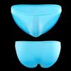 Men Briefs Ice Silk Ultra-Thin Low-Waist Underwear with Independent Bag Solid Color Elastic Breathable Panties