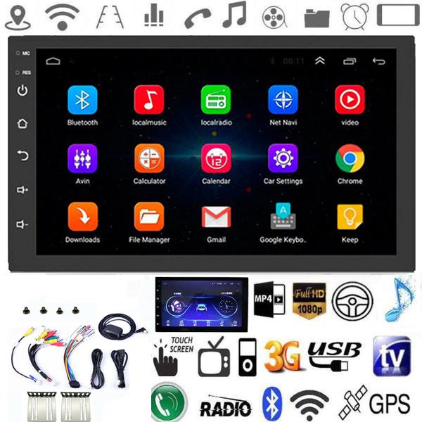 7/9/10,1-дюймовый HD Автомобильный Bluetooth Mp5-плеер Автомобильный Wi-Fi Dual-Spin Android GPS-навигационная машина