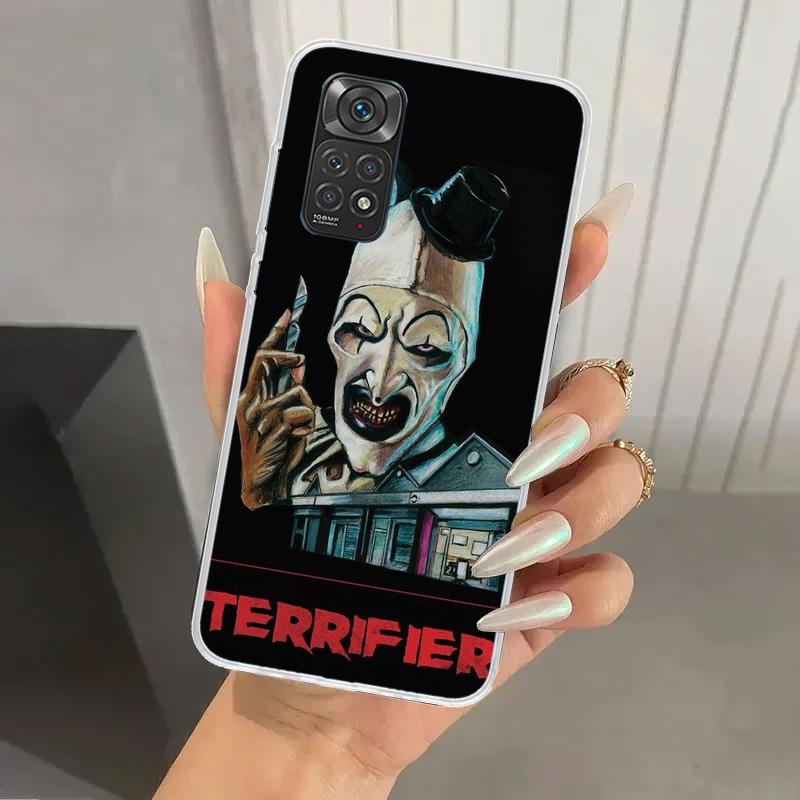 Чехол для телефона в стиле фильма ужасов «Террификатор» для Xiaomi Redmi Note 15 14 14S 13 12S 12 Pro 11S 11 Plus 11T 11E 10S Мягкий чехол-накладка с принтом R