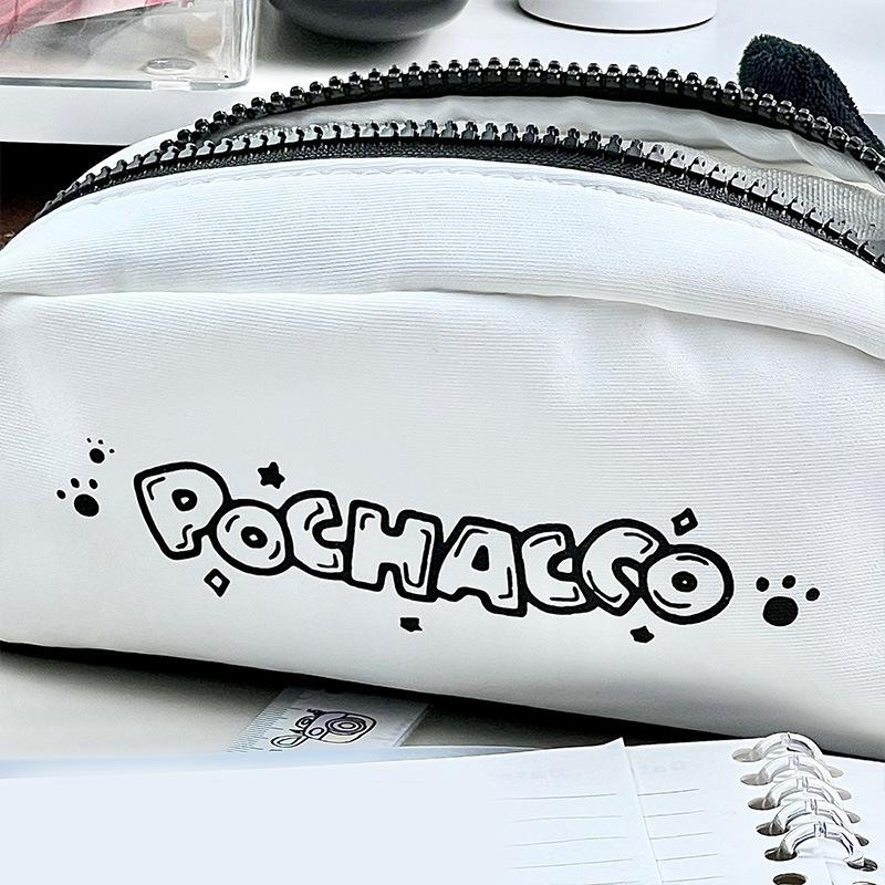 Милый студенческий пенал большой емкости канцелярская сумка плюшевый портативный пенал