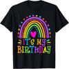 It's My Birthday Shirt for Women, Teens, Girls Gift Rainbow T-Shirt